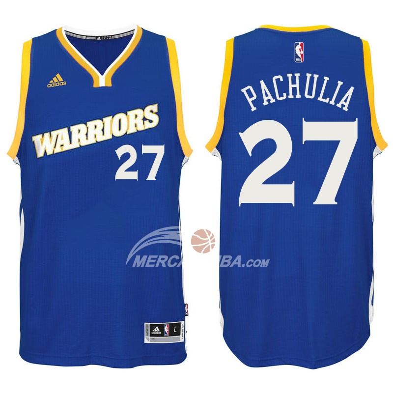Maglia NBA Pachulia Golden State Warriors Azul